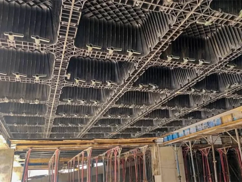 Use-of-polymeric-waffle-formwork-in-Pardis-Mall-project-Tehran